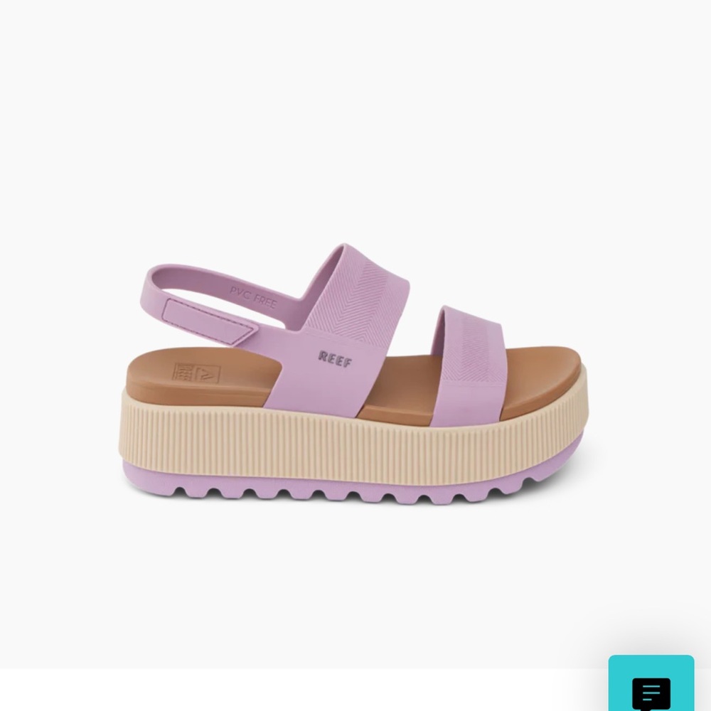 Reef Purple and Tan Sandals Comfortable and Stylish
